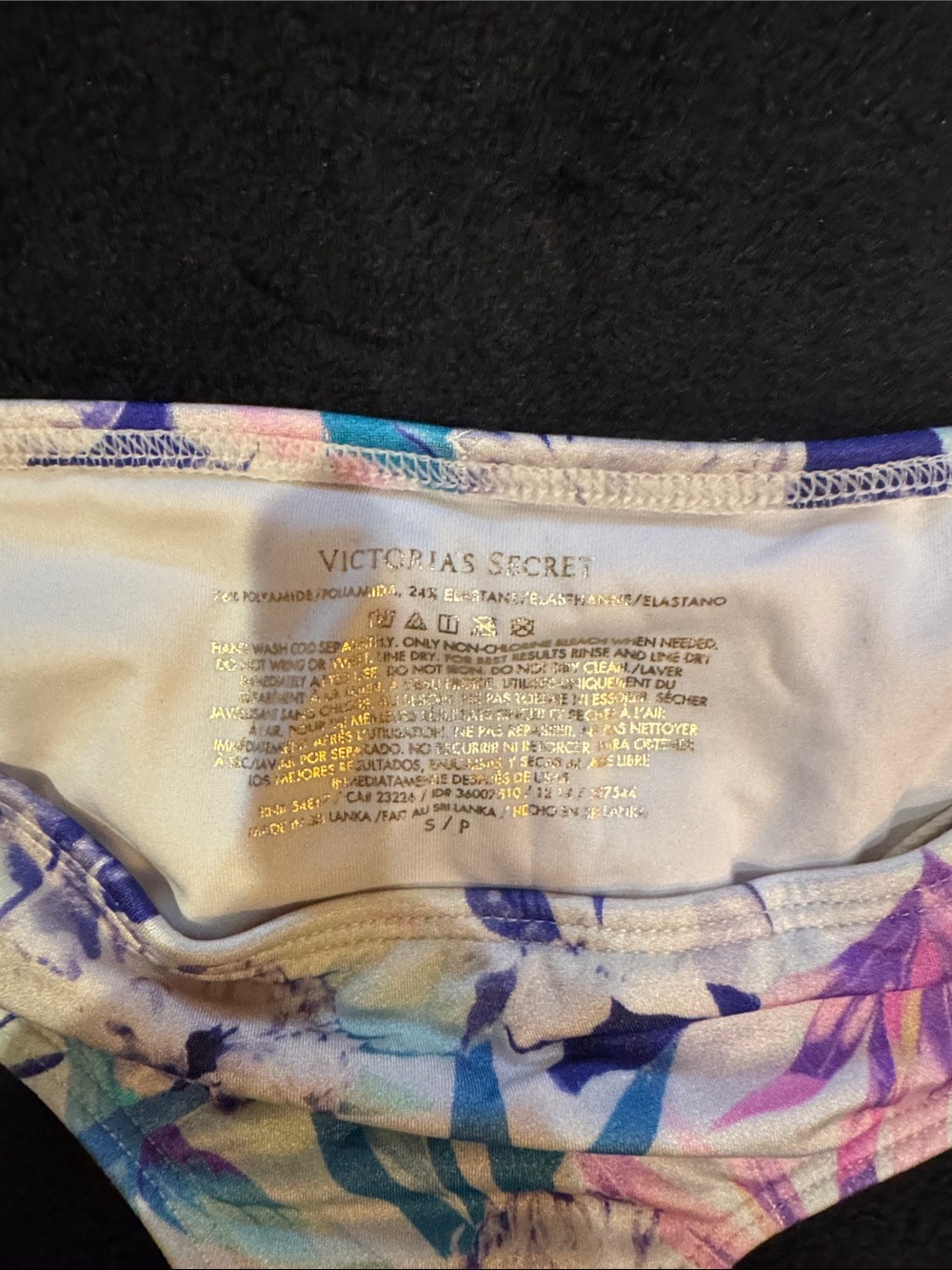 Floral Bikini Bottoms in Pastel Multi - Picture 2 of 4